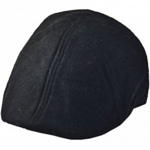 Newsboy Caps Plain Duckbill Ivy Newsboy Driving Cap Hat Black - C6110E8Z3MF $27.58