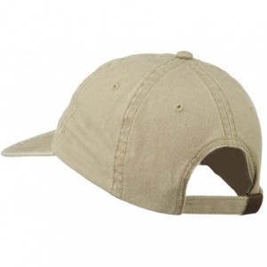 Baseball Caps 12th Air Force Badge Embroidered Washed Cap - Khaki - C411QLM5LJD $47.63