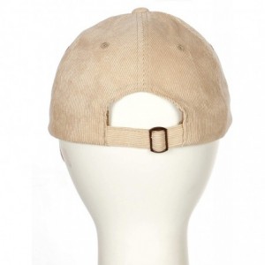 Baseball Caps Embroidery Classic Cotton Baseball Dad Hat Cap Various Design - Stay Weird Khaki - CH186YI9L77 $26.28