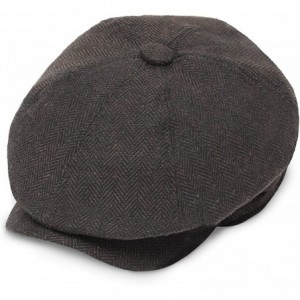 Newsboy Caps Newsboy Hat Cap for Men Women Gatsby Hat for Men 1920s Mens Gatsby Costume Accessories - Coffee - CK18H48L8UE $2...