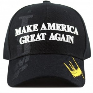 Baseball Caps Original Exclusive Donald Trump 2020" Keep America Great/Make America Great Again 3D Cap - 2. Black-flag - C318...