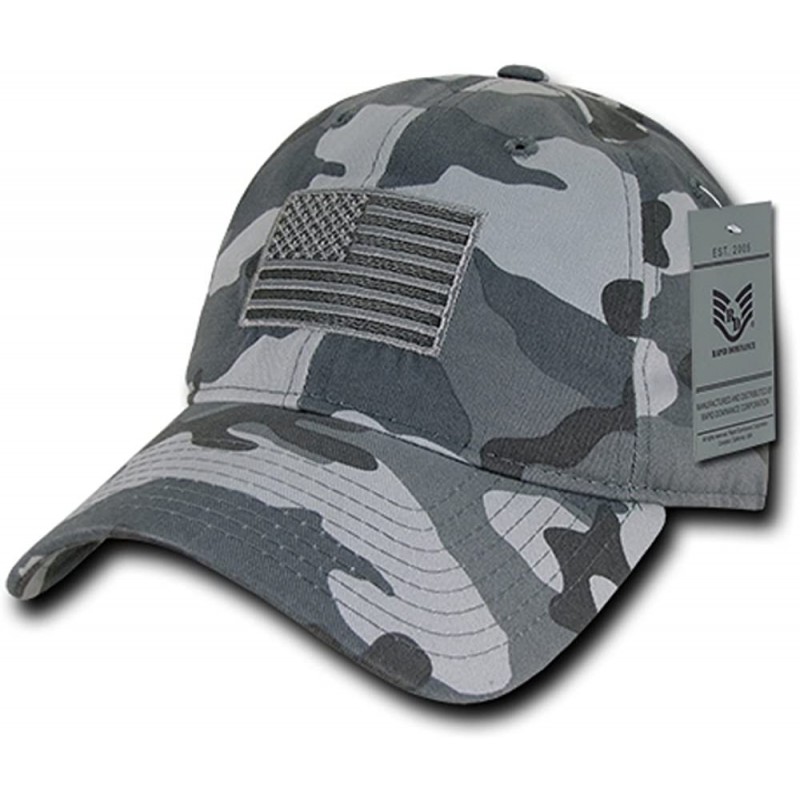 Baseball Caps Polo Style American Pride Flag Baseball Caps - Gray Camo - CS12O5S6X7J $25.32