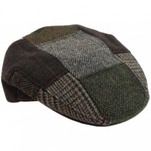 Newsboy Caps Irish Patchwork Cap Made in Ireland Fitted Colors You See is What You Get - CQ12NS1PHIS $38.39