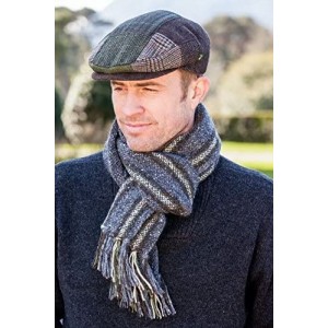 Newsboy Caps Irish Patchwork Cap Made in Ireland Fitted Colors You See is What You Get - CQ12NS1PHIS $78.85