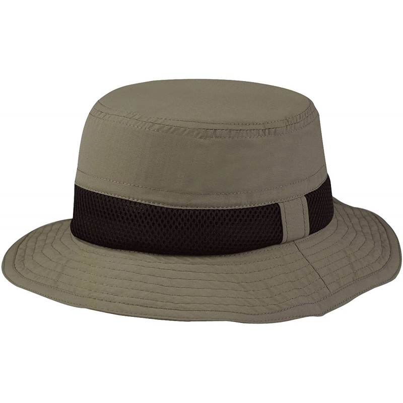Sun Hats Taslon UV Bucket Hat with Black Hatband - Olive - C311LV4GPW3 $35.65