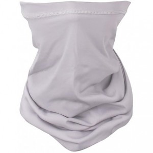 Balaclavas UV Protection Neck Gaiter Face Mask Multifunctional Bandana for Men Women Breathable Scarf with Ice Silk - Gray - ...