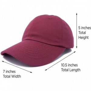 Baseball Caps Baseball Cap Mens Trucker Hat Dad Hats Caps for Women 12 Pack - Maroon - CN18IDXN2G2 $57.26