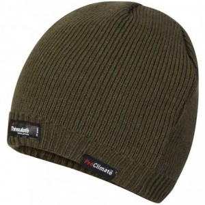 Skullies & Beanies Adults Pro Climate Waterproof and Windproof Thinsulate Beanie Hat - Green - CY18773S8N6 $39.98