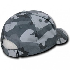 Baseball Caps USA US American Flag Embroidered Tactical Operator Cotton Structured Baseball Hat Cap - Gray Camo - C71827K9X93...