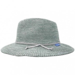 Sun Hats Women's Victoria Fedora Sun Hat - UPF 50+- Adjustable- Packable- Modern Style- Designed in Australia - Seafoam - CB1...