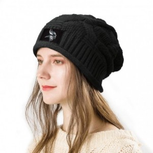 Skullies & Beanies Trendy Winter Warm Beanies Hat for Mens Women's Slouchy Soft Knit Beanie Cool Knitting Caps - Black-17 - C...
