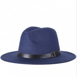 Fedoras Men Fedoras Women's Fashion Jazz hat Summer Spring Black Woolen Blend Cap Outdoor Casual hat - Beige - CT18NCE8WNK $4...