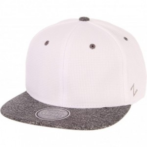 Baseball Caps Blank Snapback Colorways - White/Gray - CG18S430275 $22.24