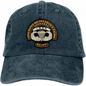 Cowboy Hats LRRP Hat Logo Classic Style Mens/Womens LRRP Cowboy Hat - Navy - CS18A8M2XI2 $17.11