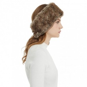 Cold Weather Headbands Headbands Outdoor Earmuffs Hairbands - Coffee - CB18H3YIHSW $18.21