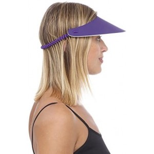 Visors Sunvisor- Available in Beautiful Solid Colors- Perfect for The Summer! - Navy - CR11KAECNF7 $27.15