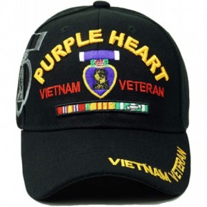 Baseball Caps U.S. Military Purple Heart Veteran Official Licensed Embroidery Hat Army Retired Baseball Cap - CS18MC0CK7G $28.97