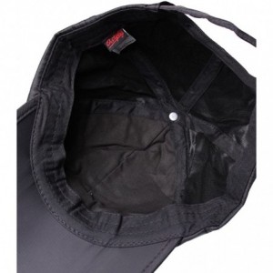 Baseball Caps Men and Women Outdoor Rain Sun Waterproof Quick-Drying Long Brim Collapsible Portable Hat - Black - C6124HD30YZ...
