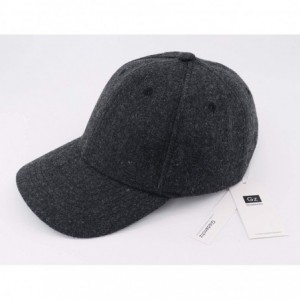 Baseball Caps Baseball Cap 6 Panel Plain Hat for Men Women - Pure Deep Gray - CF18GX6QKZI $25.08