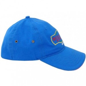 Baseball Caps Cigar Logo Hat with Secret Pocket Closed Back Deluxe - Blue - CN11GG2BSPT $40.67