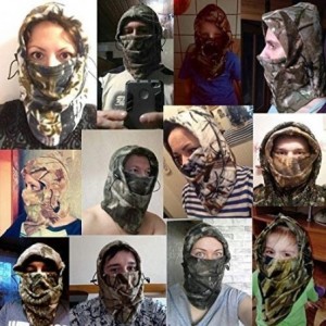 Balaclavas Fleece Ski Mask/Neck Warmer Gaiter/Face Scarf/Neck Cover/Face Mask Thermal Hood Mask - (Rz-011) - CC18ITACKEZ $21.67