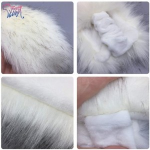 Cold Weather Headbands Faux Fur Headband with Elastic for Women's Winter Earwarmer Earmuff Hat Coldweather Accessories - Whit...