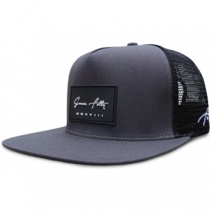 Baseball Caps Trucker Hat for Men & Women. Snapback Mesh Caps - Charcoal Gray - CG18EEH7TUQ $38.90