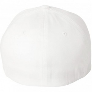 Baseball Caps Flag Embroidered Wooly Combed Flexfit - White-2 - C3180REKAG9 $42.49
