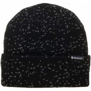 Skullies & Beanies Men's Black Beanie Knit Winter Hat Cap - CT18Q8LZ6M4 $36.04