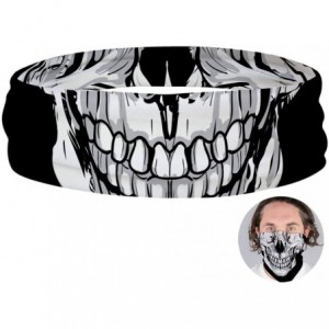 Headbands RokBAND Multi-Functional Halloween Running Headband - Various Patterns - Skull Grin - CU126ZFQ2A1 $26.48