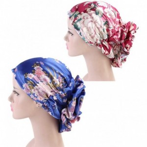 Headbands 6 Pack Women Girls Silk Satin Headbands Solid Color Elastic Hairband Twisted Turban - A-rbwr - CC18XSMWDC7 $22.59
