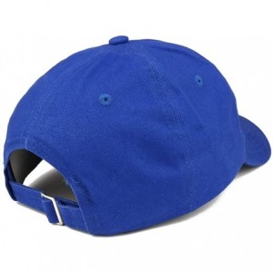 Baseball Caps Best Grandma Ever Embroidered Brushed Cotton Dad Hat Cap - Royal - CL185HNHD08 $33.00