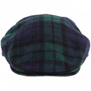 Newsboy Caps Blackwatch Flat Cap 100% Wool Durable Designed in Ireland - CI18WRD73SK $108.17