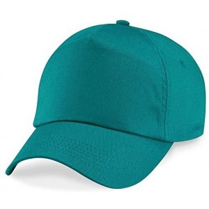 Baseball Caps Mens Original Cotton Baseball Cap - Emerald - CC116LRK47H $21.85