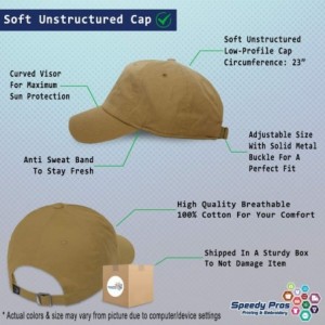 Baseball Caps Soft Baseball Cap Custom Personalized Text Cotton Dad Hats for Men & Women - Khaki - C218DM8UDUQ $27.87