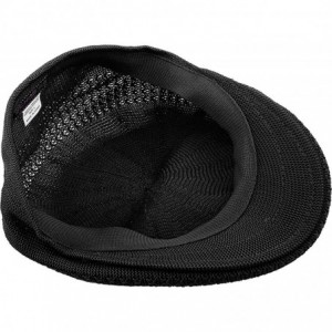Newsboy Caps Classic Mesh Newsboy Ivy Cap Hat - Black - CF11JYQKEKT $18.91