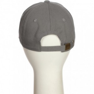 Baseball Caps Custom Hat A to Z Initial Letters Classic Baseball Cap- Light Grey White Black - Letter a - CN18NKUWDIM $26.40