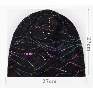 Skullies & Beanies Cancer Headwear for Women-Floral Bohemian Hats for Hair Loss Turban Headband Beanie Caps - C01989ALN8C $19.33