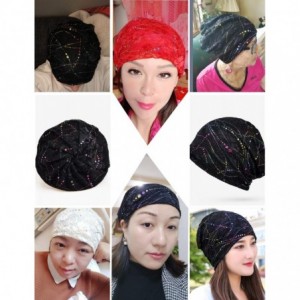 Skullies & Beanies Cancer Headwear for Women-Floral Bohemian Hats for Hair Loss Turban Headband Beanie Caps - C01989ALN8C $19.33