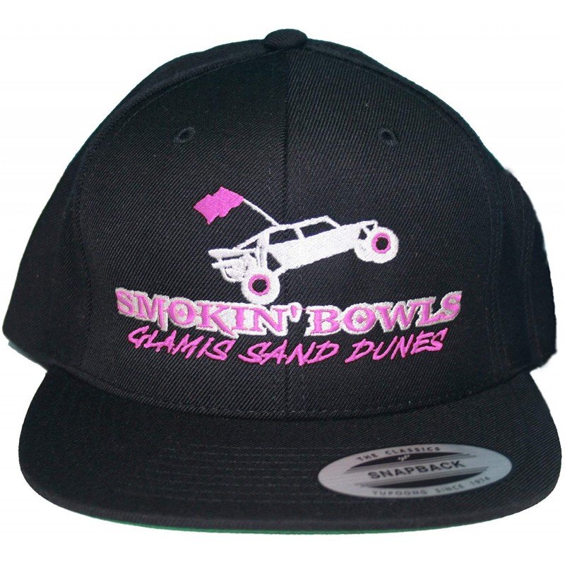 Baseball Caps Glamis Sand Dunes Smokin Bowls Hat Cap Flat Bill Snapback - Pink - CV12MYE2J9S $51.79