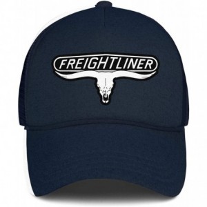 Baseball Caps Unisex Mens Baseball Hat Casual Adjustable Mesh Visor Freightliner-Trucks-Flat Cap - Dark Blue-4 - CR18UW35WTO ...