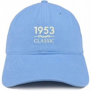 Baseball Caps Classic 1953 Embroidered Retro Soft Cotton Baseball Cap - Carolina Blue - C918D023QY8 $38.91