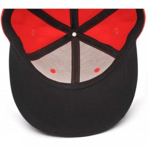 Sun Hats Unisex Mesh Flat Cap -Logo-Funny- Caps for Mens Womens - Slipknot Logo Funny-3 - C518K75T3OX $32.73