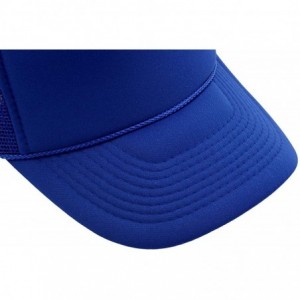 Baseball Caps Premium Trucker Cap Modern Summer Urban Style Cap - Adjustable Snapback - Unisex Design - Mesh Back - Royal Blu...