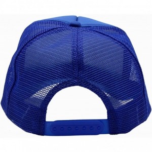 Baseball Caps Premium Trucker Cap Modern Summer Urban Style Cap - Adjustable Snapback - Unisex Design - Mesh Back - Royal Blu...