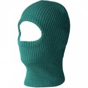 Balaclavas 1 One Hole Ski Mask (Solids & Neon Available) - Forest Green - CX11Y93BXFR $17.80