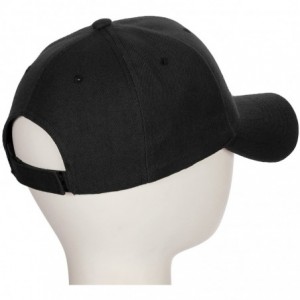 Baseball Caps Classic Baseball Hat Custom A to Z Initial Team Letter- Black Cap White Red - Letter B - CH18IDRSG0T $22.30