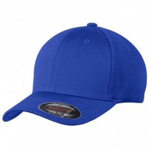 Baseball Caps Men's Flexfit Cool & Dry Poly Block Mesh Cap - Grey Heather - CF11QDSNG3X $31.38