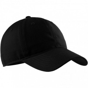 Baseball Caps Men's Soft Brushed Canvas Cap - Black - CW11QDS2M9R $18.44