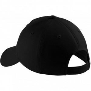 Baseball Caps Men's Soft Brushed Canvas Cap - Black - CW11QDS2M9R $17.74
